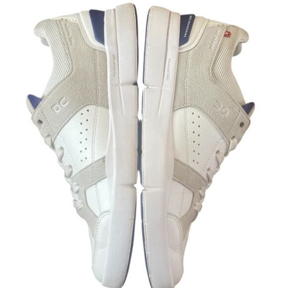 On The Roger Clubhouse White Blue Sand Sneakers Size 7 Tennis Pickleball - Picture 5 of 8